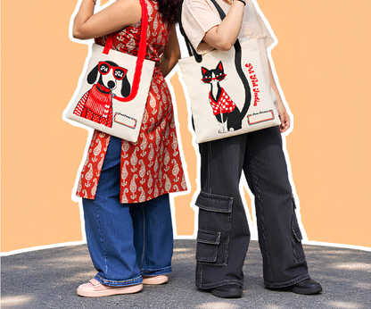 Pet Fed Tote Bag with Customisable Kit