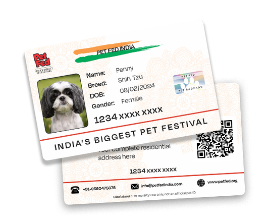 Personalised Pet Aadhar Card