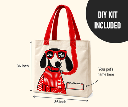 Pet Fed Tote Bag with Customisable Kit