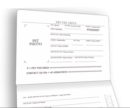 Personalised Pet Passport