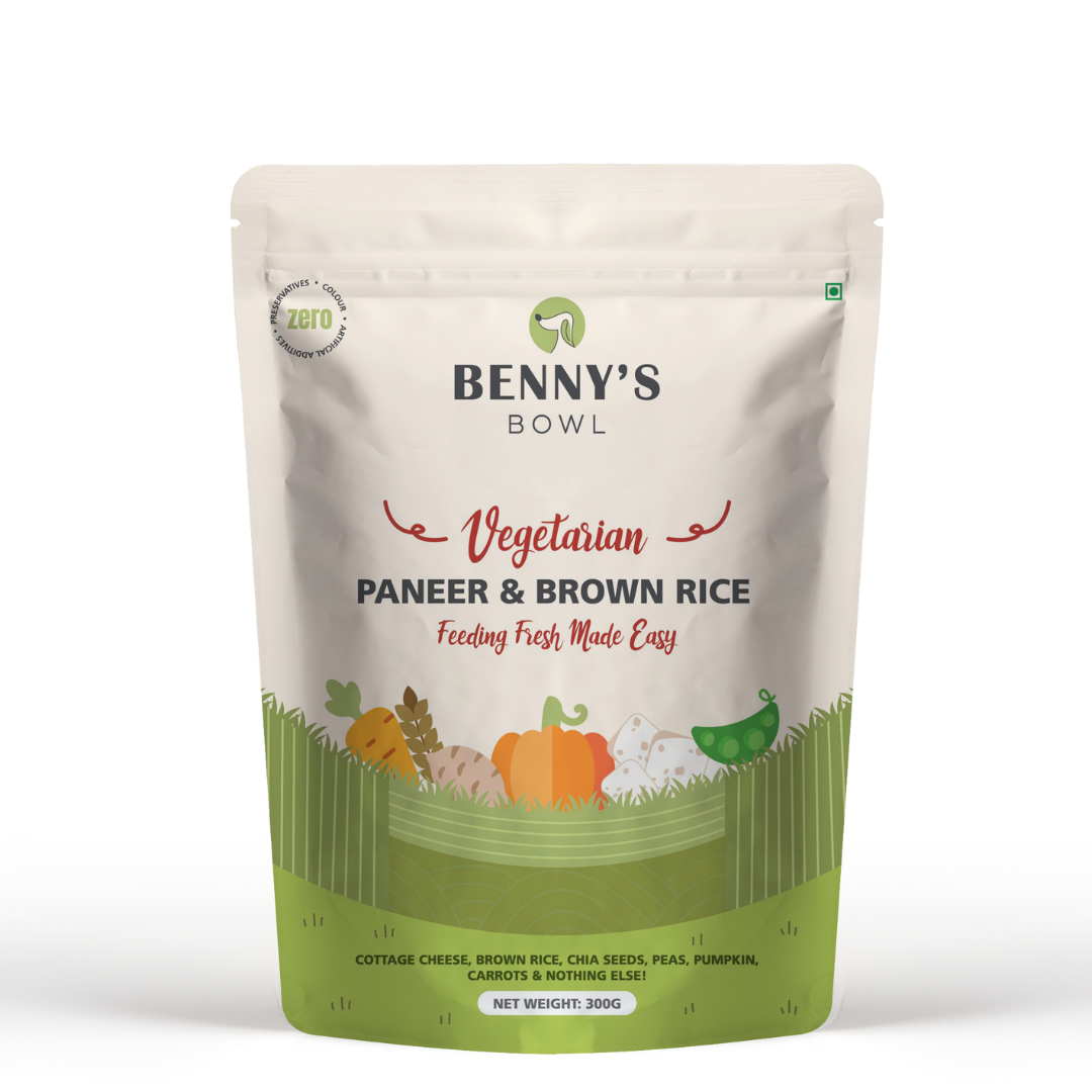 Benny's Bowl Paneer & Brown Rice Homemade Dog food – India's Biggest ...